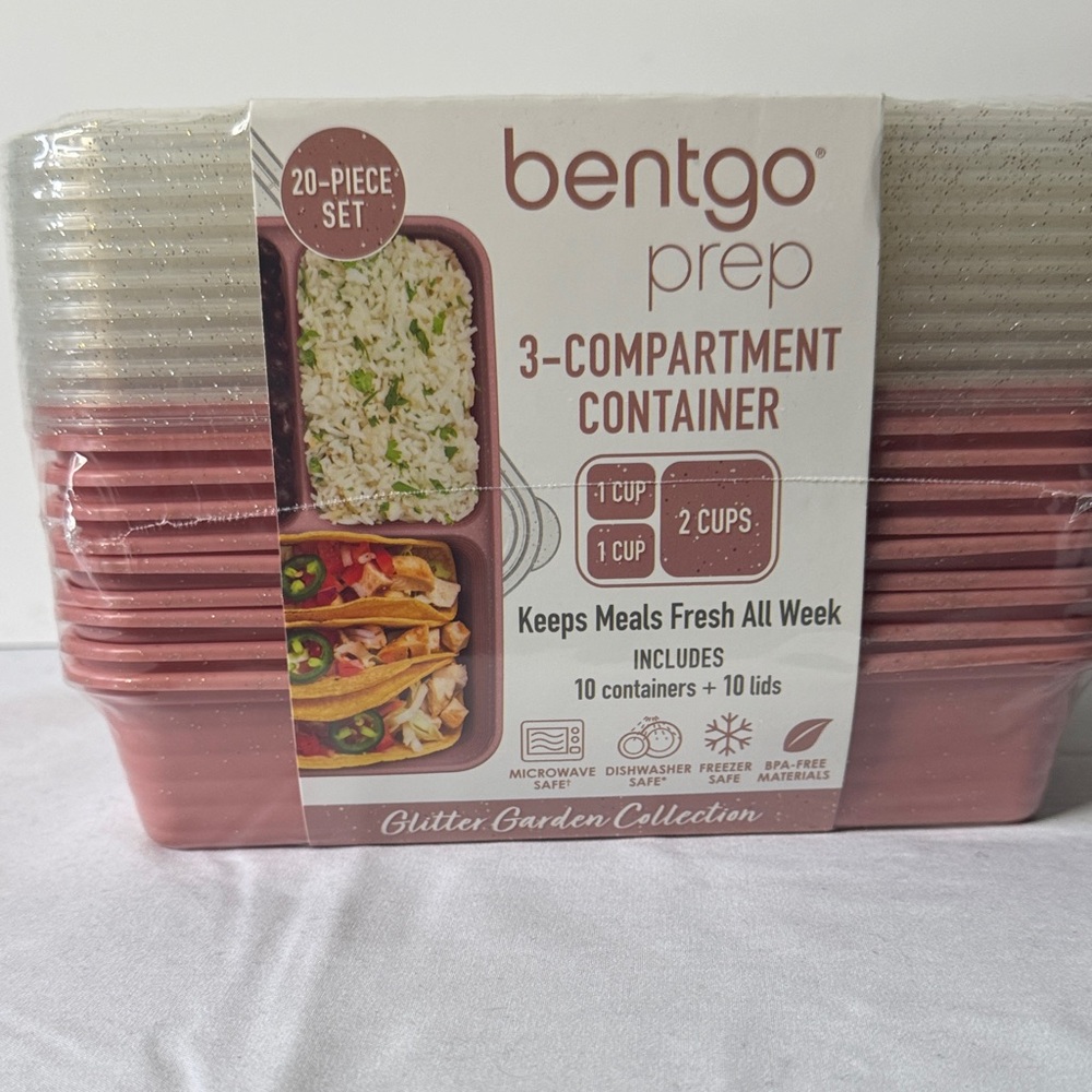 Bentgo Prep 3-Compartment Container Set